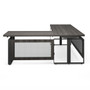 Industrial L-Shaped, Height Adjustable Desk (EVH100)