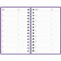 Brownline DuraFlex Daily Appointment Planner - Daily, Monthly - 12 Month - January 2024 - December (REDCB634VPUR)