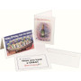 Avery Half-fold Greeting Cards - 97 Brightness - 8 1/2" x 5 1/2" - Matte - 30 / Box - Rounded (AVE8316)