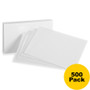 Oxford Plain Index Cards - 3" x 5" - 85 lb Basis Weight - 500 / Bundle - Sustainable Forestry (SFI) (OXF30BD)