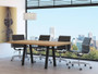 Rectangular Conference Table with Metal Legs, APCC47