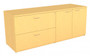 Credenza, Hinged Door Cabinet Right and Lateral File Left (MCC2072 9FPL)