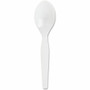 Genuine Joe Heavyweight Disposable Spoons - 100/Box - Disposable - White (GJO10432)
