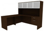 L-Shaped Corner Desk with Storage and Hutch (CH-AM-1002)
