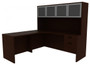 L-Shaped Corner Desk with Storage and Hutch (CH-AM-1002)