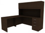 L-Shaped Corner Desk with Storage and Hutch (CH-AM-1003)