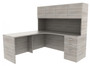 L-Shaped Corner Desk with Storage and Hutch (CH-AM-1003)