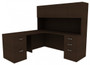 L-Shaped Corner Desk with Storage and Hutch (CH-AM-1014)