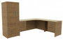 L-Shaped Desk with Storage