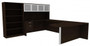 U-Shaped Office Desk with Hutch and Bookcase (CH-AM-1036)