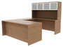 U-Shaped Desk with Hutch