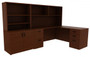 L-Shaped Desk with Storage and Drawers (CH-AM-1038)