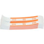 Sparco White Kraft ABA Bill Straps - 1000 Wrap(s)Total $50 in $1 Denomination - Kraft - Orange - / (SPRBS50WK)