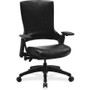 Lorell Serenity Series Executive Multifunction High-back Chair - Leather Seat - Leather Back - High (LLR59529)