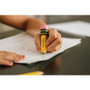 Ticonderoga Pencil-Shaped Erasers - Yellow - Pencil - 36 / Box - Latex-free, Smudge-free, Non-toxic (DIX38936)
