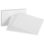 Oxford Blank Index Cards - 5" x 8" - 85 lb Basis Weight - 100 / Pack - Sustainable Forestry (SFI) - (OXF50)