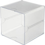 Deflecto Stackable Cube Organizer - 1 Compartment(s) - 6" Height x 6" Width x 6" DepthDesktop - - - (DEF350401)