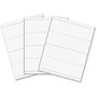 C-Line Embossed Cardstock Name Tents - Letter - 8 1/2" x 11" - 100 / Box - White (CLI87587)