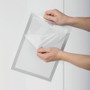 DURABLE The Infoframe - 2 / Pack - Glass-mountable, Window-mountable - Removable, Repositionable, (DBL400023)