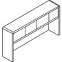 Lorell Essentials Series Stack-on Hutch with Doors - 66.1" x 14.8" x 36" - 4 Door(s) - Finish: - (LLR69383)