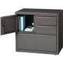 Lorell 30" Personal Storage Center Lateral File - 30" x 18.6" x 28" - 3 x Drawer(s) for File, Box - (LLR60934)