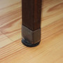 Lorell Sleeve Floor Protectors - 1.50" Diameter - Round - Clear - 8/Bag (LLR42591)