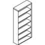 Lorell Chateau Series Bookshelf - 1.5" Top, 36" x 11.6"72.5" Bookshelf - 6 Shelve(s) - Reeded Edge (LLR34314)