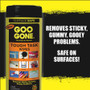 Goo Gone Tough Task Wipes - 24 / Canister - 1 Each - Disposable, Non-abrasive - White (WMN2000)
