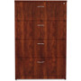 Lorell Essentials Series 4-Drawer Lateral File - 1" Top, 35.5" x 22"54.8" , 0.1" Edge - 4 x File - (LLR34387)
