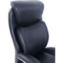 Lorell Wellness by Design Big & Tall Chair with Flexible Air Technology - Black Bonded Leather Seat (LLR48843)