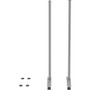 Lorell Adaptable Panel Legs for 71"H Configuration - 18.8" Width x 2" Depth x 48.8" Height - - (LLR90272)