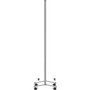Lorell Adaptable Panel Legs for 50"H Configuration - 18.8" Width x 2" Depth x 71" Height - Aluminum (LLR90271)