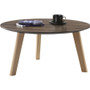 Lorell Quintessence Collection Coffee Table - 15.8" x 32" - Knife Edge - Walnut Laminate Table Top (LLR16247)