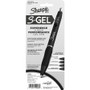 Sharpie S-Gel Pens - 0.38 mm Pen Point Size - Black Gel-based Ink - 4 / Pack (SAN2141125)