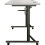 Lorell Shift 2.0 Flip and Nesting Mobile Table - Laminated Rectangle Top - 60" Table Top Length x x (LLR60766)