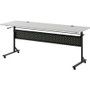 Lorell Shift 2.0 Flip and Nesting Mobile Table - Laminated Rectangle Top - 72" Table Top Length x x (LLR60767)