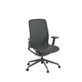 MOS1T28EAR01BLK,1T28EAR01BLK,Tara Mid Back Executive Chair Black Mesh Seat and Back/Black Frame