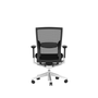 Slone Mid Back Executive Chair Black Mesh Back / Black Fabric Seat - 26”W x 24”D x 43-46”H (MOS1E373702MAFBK)