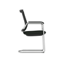 Slone Guest Chair Cantilever Frame - 22.5”W x 25..5”D x 33.39”H (MOS1G373708BKCM)