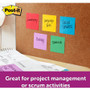Post-it Super Sticky Notes Bus Cabinet Pack - 3" x 3" - Square - 70 Sheets per Pad - Iris, Red (MMM65424SSBUS)
