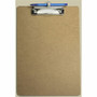 Officemate Letter-Size Wood Clipboard w/Pen Holder, 6PK - 11" x 8 1/2" - Wood - Brown - 1 Each (OIC83826)