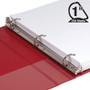 Samsill Durable 1 Inch Binder, Made in The USA, D Ring Binder, Customizable Clear View Cover, Basic (SAMMP46409)