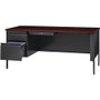 Lorell Fortress Series Left-Pedestal Desk - For - Table TopRectangle Top x 66" Table Top Width x x (LLR60919)