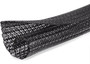 1" - 25ft  Cable Protector Sleeve Split Wire Loom Tubing - Black  (MOSMWM25)
