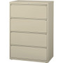 Lorell Fortress Series Lateral File - 36" Width x 18.6" Depth x 52.5" Height - 4 x Drawer(s) for - (LLR60444)