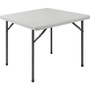Lorell Ultra-Lite Banquet Folding Table - Square Top - 600 lb Capacity - 29" Height x 36" Width x - (LLR60328)