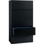 Lorell Fortress Series Lateral File w/Roll-out Posting Shelf - 36" Width x 18.6" Depth x 67.7" - 5 (LLR60551)