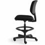 HON Volt Task Stool | Extended Height, Footring | Black Fabric - Black Seat Color - Fabric, Wood - (HON5705GA10T)