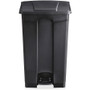 Safco Plastic Step-on Waste Receptacle - 23 gal Capacity - Rectangular - 32.3" Height x 19.8" Width (SAF9923BL)