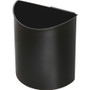 Safco Small Desk-Side Recycling Receptacle - 3 gal Capacity - Half-round - 13.5" Height x 13" Width (SAF9927BB)